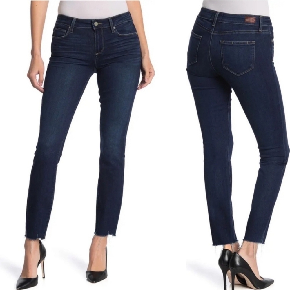 PAIGE Verdugo Ankle Skinny Jeans in Darton Distressed